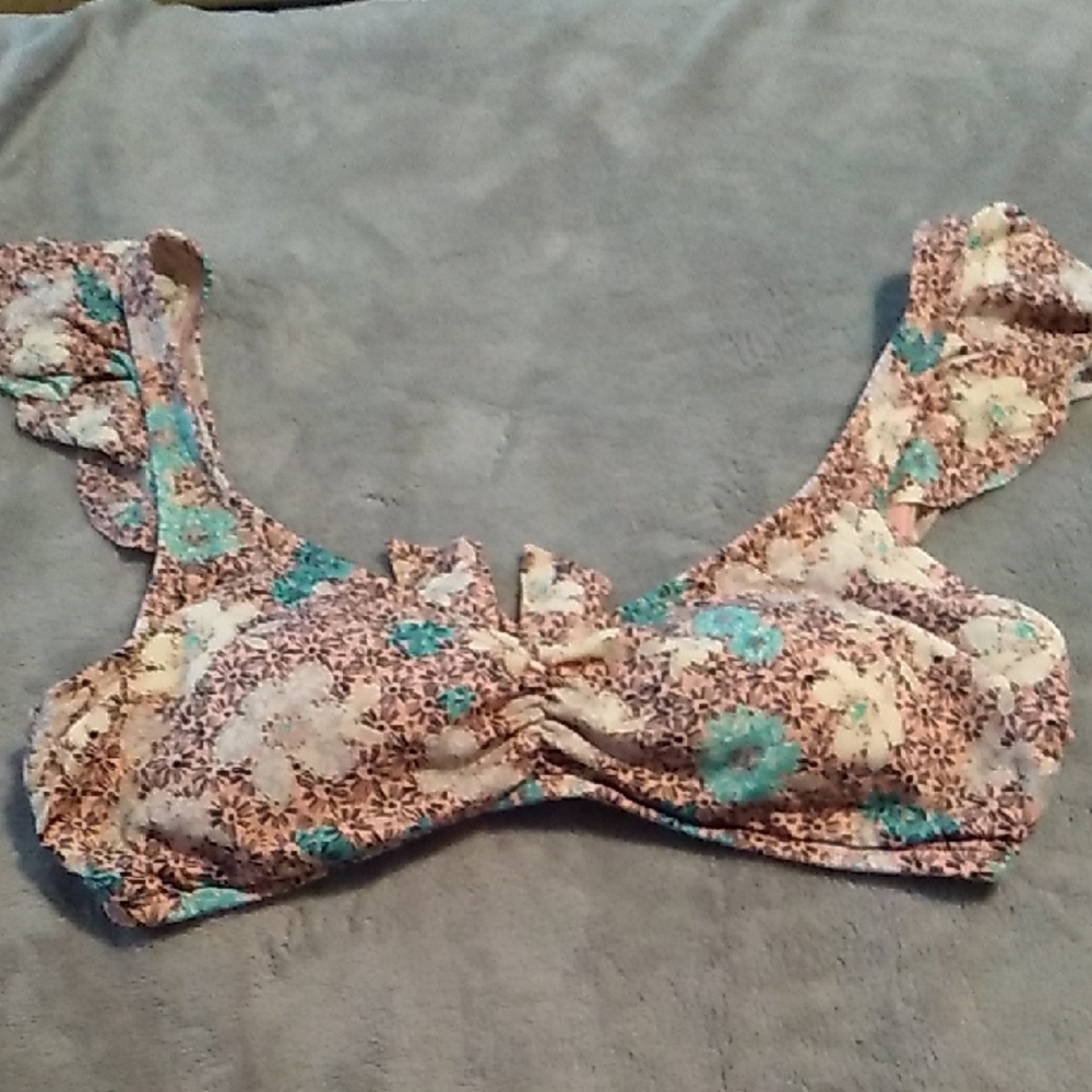 SPRING SALE Floral Bikini Top
